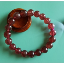 深色士多啤梨水晶手鏈